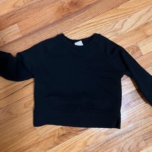 Black Zara crewneck sweatshirt 3-4